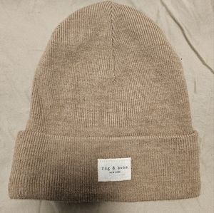 Rag & bone Addison beanie in tan